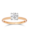 Raffiné 1.00 Carat Diamond Solitaire Engagement Ring in 18ct Rose GoldHardy Brothers 