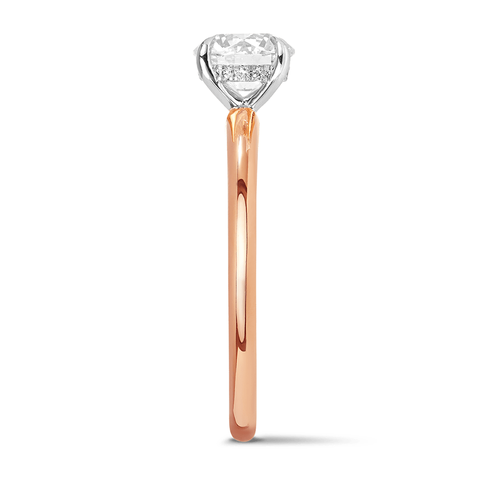 Raffiné 1.00 Carat Diamond Solitaire Engagement Ring in 18ct Rose GoldHardy Brothers 
