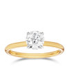 Raffiné 1.00 Carat Diamond Solitaire Engagement Ring in 18ct Yellow Gold Hardy Brothers 