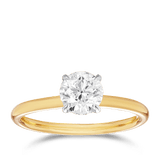 Raffiné 1.00 Carat Diamond Solitaire Engagement Ring in 18ct Yellow Gold Hardy Brothers 