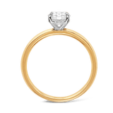 Raffiné 1.00 Carat Diamond Solitaire Engagement Ring in 18ct Yellow Gold Hardy Brothers 