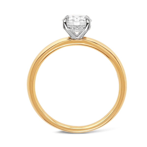 Raffiné 1.00 Carat Diamond Solitaire Engagement Ring in 18ct Yellow Gold Hardy Brothers 