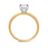 Raffiné 1.50 Carat Emerald Cut Solitaire Engagement Ring in 18ct Yellow Gold Hardy Brothers 