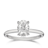 Raffiné 1.50 Carat Oval Solitaire Engagement Ring in 18ct White Gold Hardy Brothers 