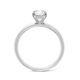 Raffiné 1.50 Carat Oval Solitaire Engagement Ring in 18ct White Gold Hardy Brothers 