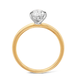 Raffiné 1.50 Carat Pear Cut Solitaire Engagement Ring in 18ct Yellow Gold Hardy Brothers 