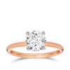 Raffiné 1.50 Carat Diamond Solitaire Engagement Ring in 18ct Rose Gold Hardy Brothers 