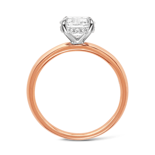 Raffiné 1.50 Carat Diamond Solitaire Engagement Ring in 18ct Rose Gold Hardy Brothers 