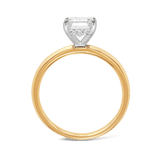 Raffiné 2.00 Carat Emerald Cut Solitaire Engagement Ring in 18ct Yellow Gold Hardy Brothers 