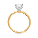Raffiné 2.00 Carat Emerald Cut Solitaire Engagement Ring in 18ct Yellow Gold Hardy Brothers 