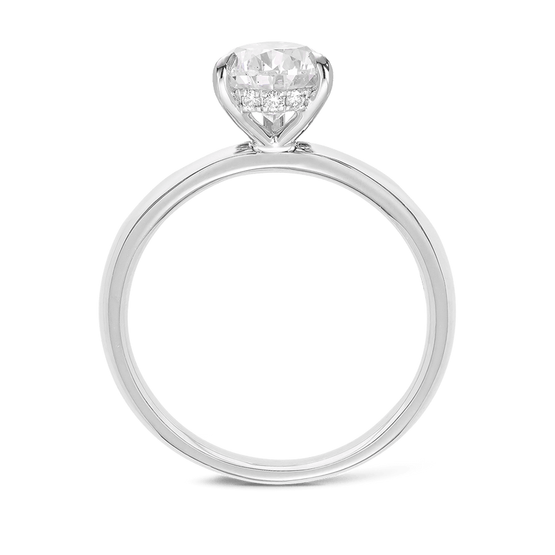 Raffiné 2.00 Carat Pear Cut Solitaire Diamond Engagement Ring in 18ct White Gold Hardy Brothers Jewellers