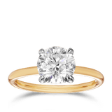 Raffiné 2.00 Carat Diamond Solitaire Engagement Ring in 18ct Yellow Gold Hardy Brothers 