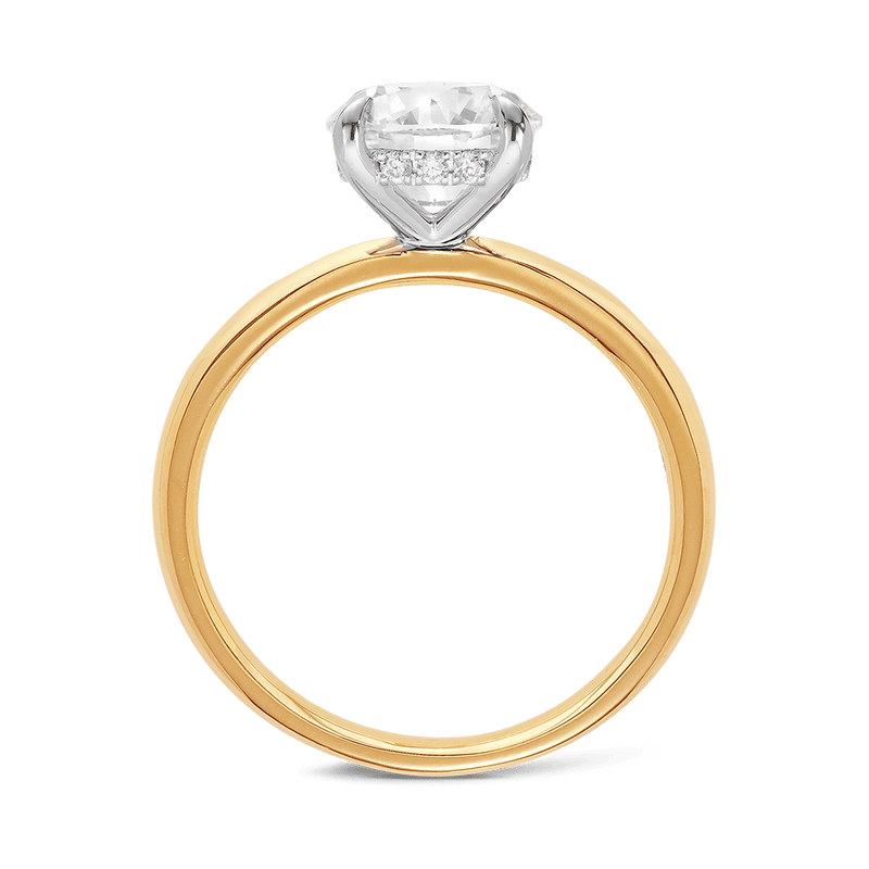 Raffiné 2.00 Carat Diamond Solitaire Engagement Ring in 18ct Yellow Gold Hardy Brothers 