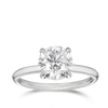 Raffiné 2.00 Carat Diamond Solitaire Engagement Ring in 18ct White Gold Hardy Brothers 