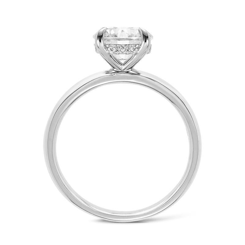 Raffiné 2.00 Carat Diamond Solitaire Engagement Ring in 18ct White Gold Hardy Brothers 