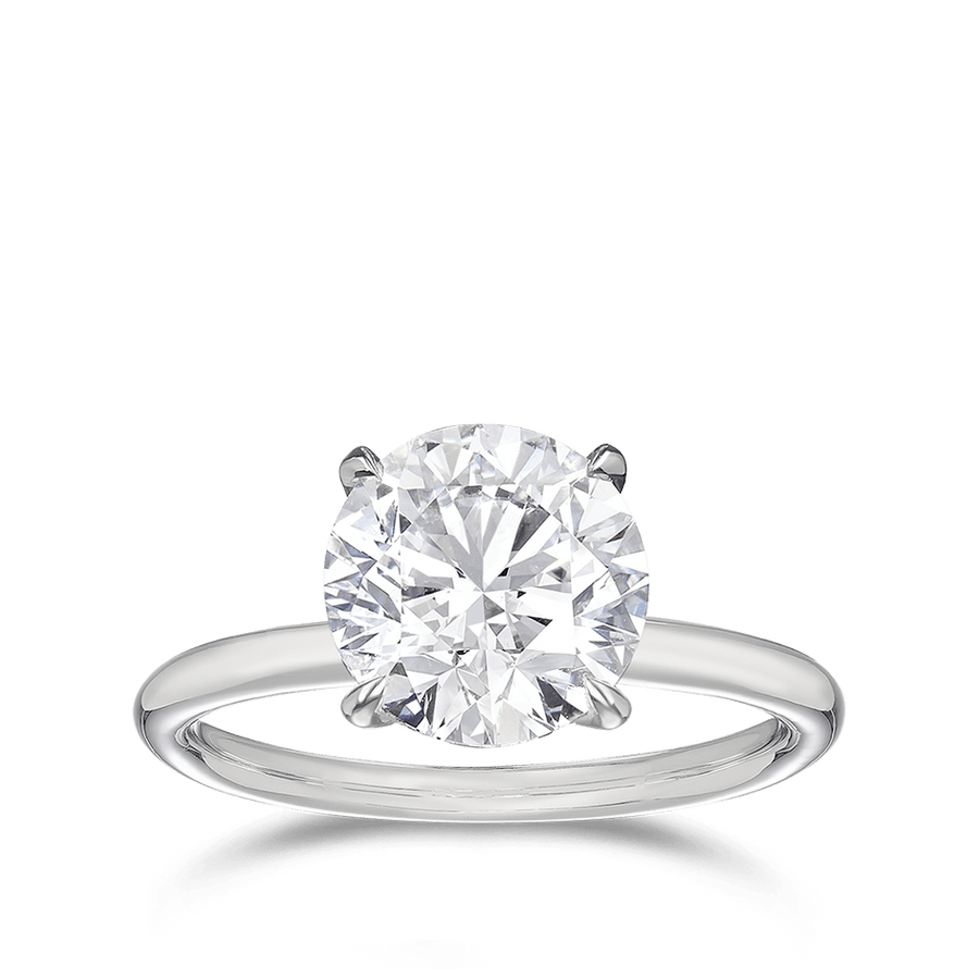 Raffine 3.00 Carat Diamond Solitaire Engagement Ring in 18ct White Gold