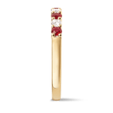 Yellow Gold Diamond and Ruby Dress Ring Hardy Brothers Jewellers