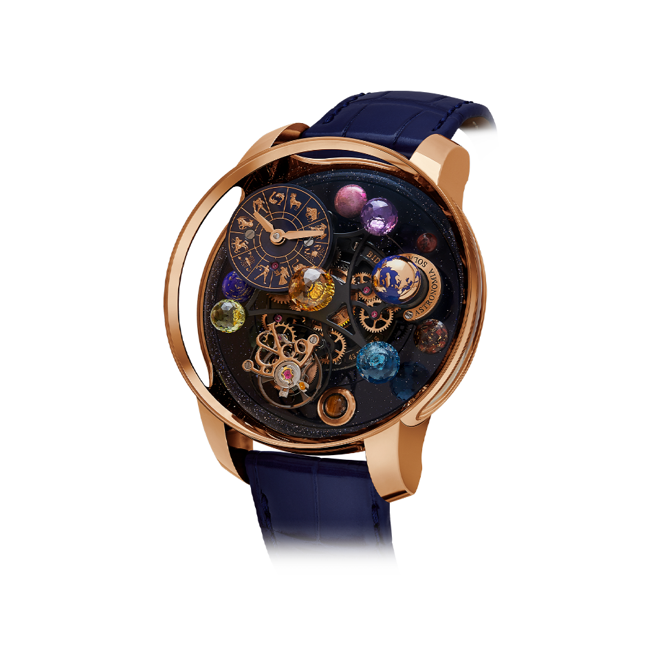 Hardy Brothers Jewellers Jacob & Co. Astronomia Solar Planets Zodiac 43.40MM AS310.40.SP.ZK.A