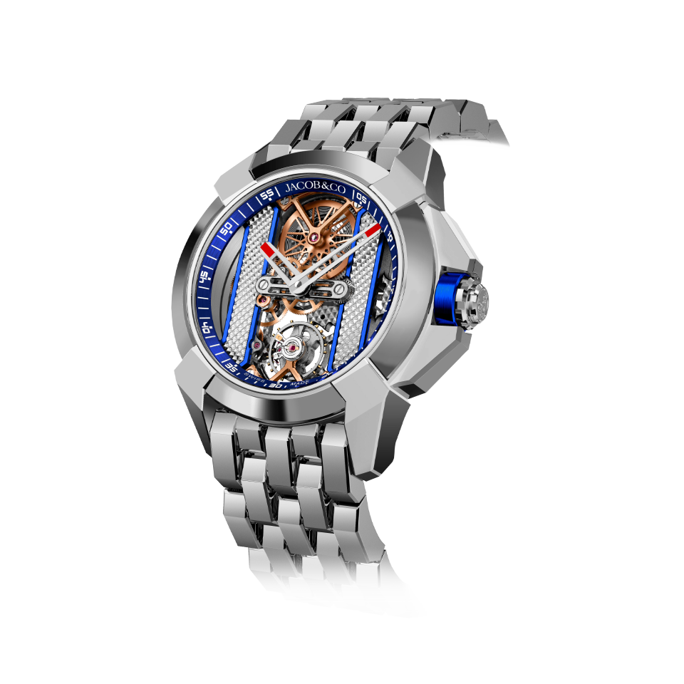 Hardy Brothers Jewellers Jacob & Co Epic X V2 Stainless Steel Watch EX120.10.AB.AB.A10AA