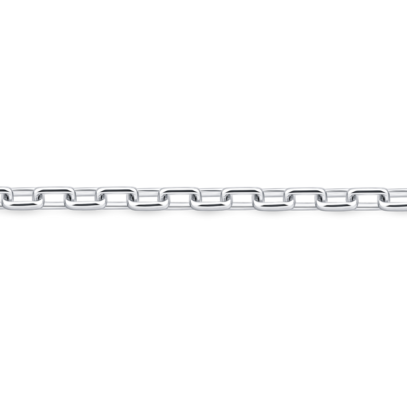 Paperclip Chain Bracelet made in Silver Hardy Brothers Jewellers