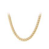 550mm Miami Link Chain Necklace in 18ct Yellow Gold Hardy Brothers Jewellers