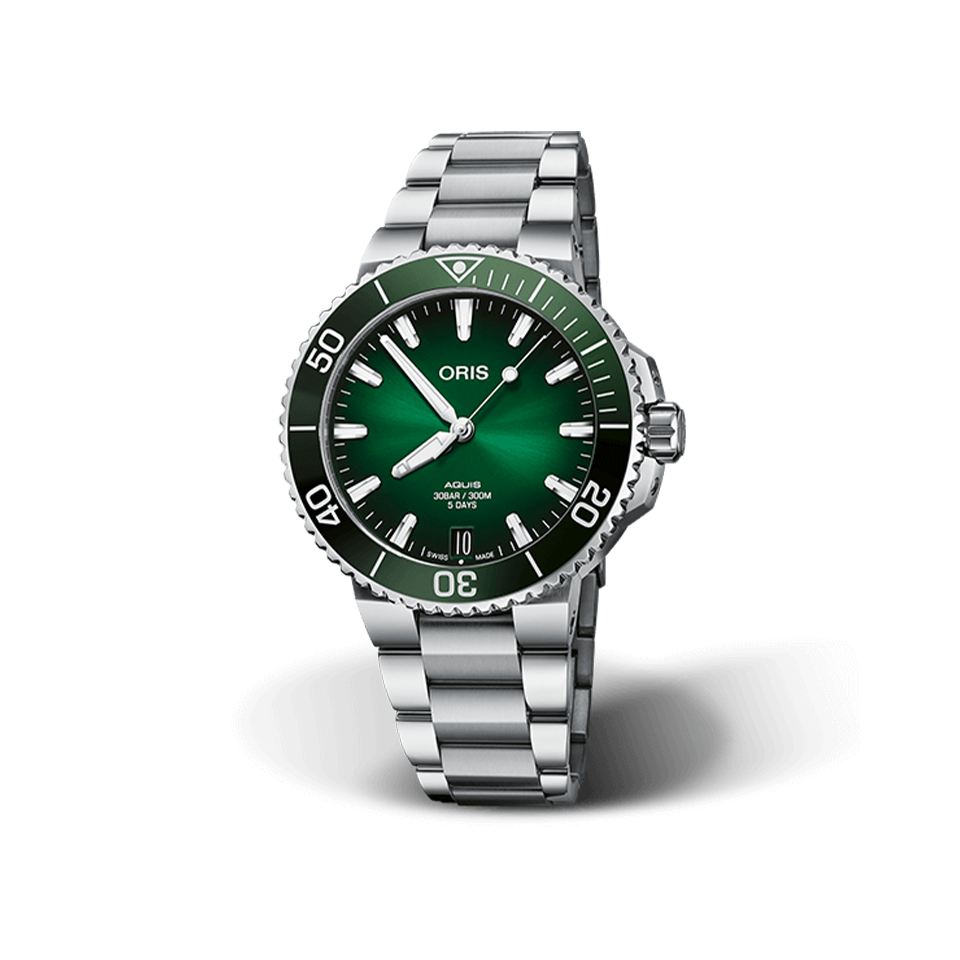 Oris Aquis Date Calibre 400 Automatic Watch 400 7769 4157 MB Hardy Brothers Jewellers