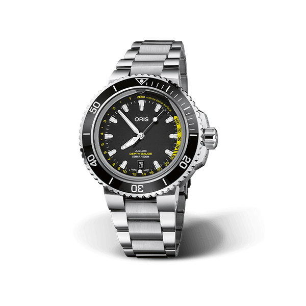 Oris Aquis Depth Guage Automatic Watch 733 7755 4154 SET Hardy Brothers Jewellers