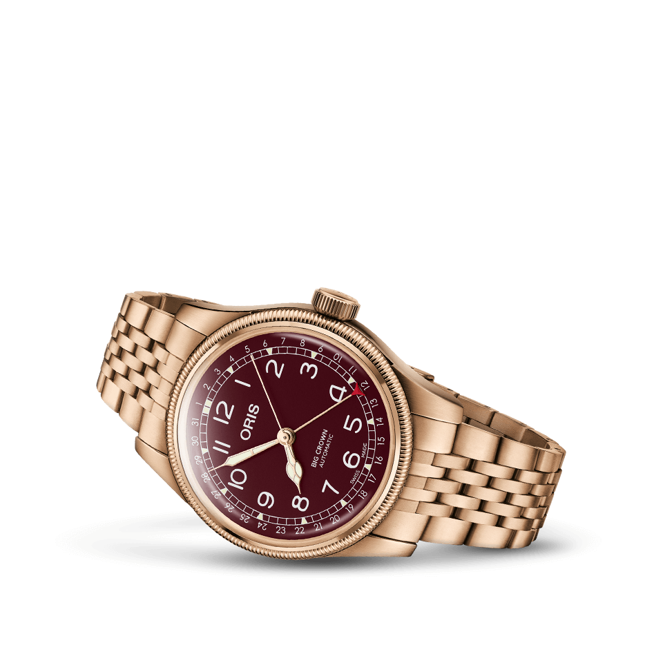 Oris Big Crown Bronze Pointer Date Watch 754 7741 3168 MB Hardy