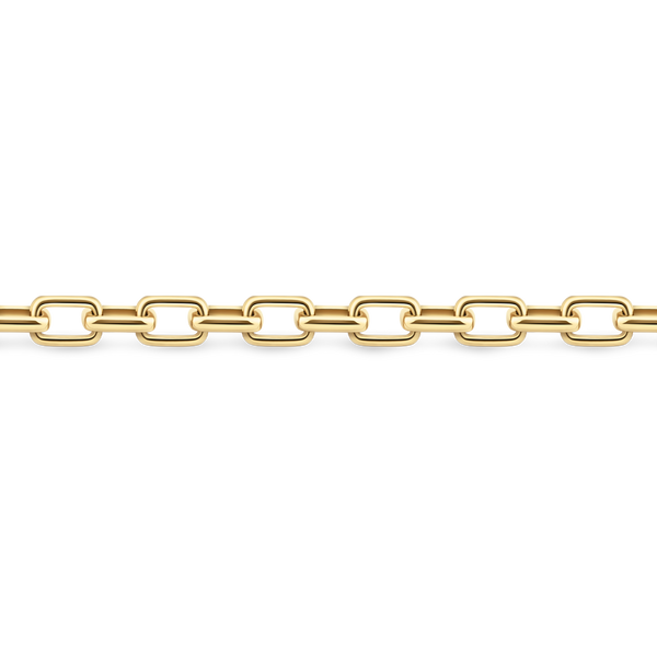 Paperclip Chain Bracelet made in 18ct Yellow Gold Hardy Brothers Jewellers