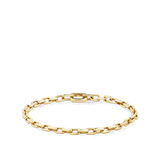 Paperclip Diamond Chain Bracelet made in 18ct Yellow Gold Hardy Brothers Jewellers