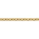 220mm Paperclip Link Chain Bracelet in 18ct Yellow Gold Hardy Brothers Jewellers