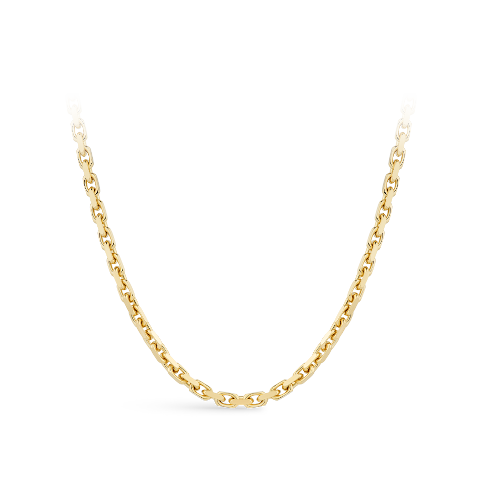 450mm Paperclip Link Chain Necklace in 18ct Yellow Gold Hardy Brothers Jewellers