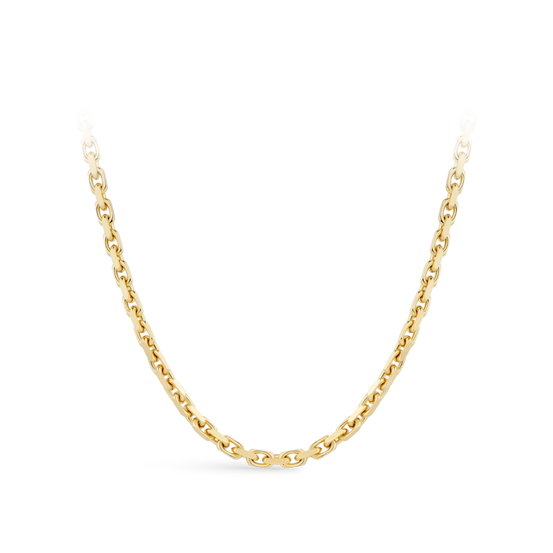 450mm Paperclip Link Chain Necklace in 18ct Yellow Gold Hardy Brothers Jewellers