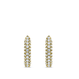 Ear Party Pavé Diamond Huggie Earrings in 18ct Yellow Gold Hardy Brothers Jewellers