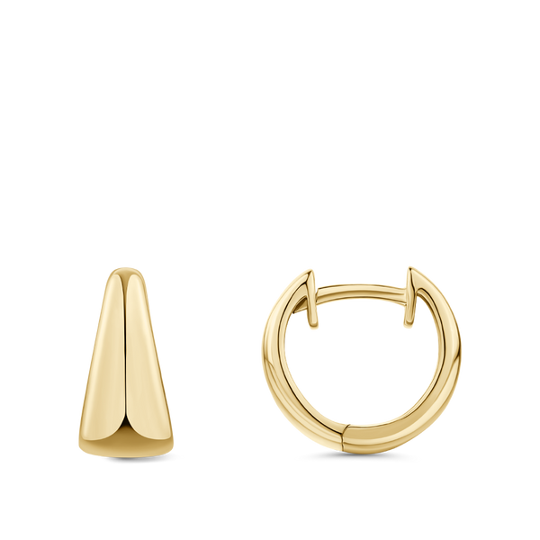 Petite Graduated Huggie Earrings in 18ct Yellow Gold Hardy Brothers Jewellers