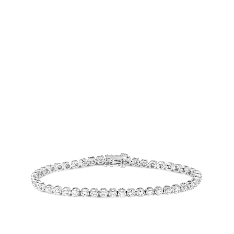 5.04 Carat Tennis Bracelet LDBR01181 18KW - Bracelets | Forever Diamonds |  New York, NY