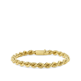 220mm Rope Chain Bracelet in 18ct Yellow Gold Hardy Brothers Jewellers