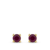 Ear Party Ruby Stud Earrings in 18ct Yellow Gold Hardy Brothers Jewellers