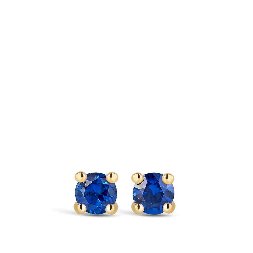 Ear Party Sapphire Stud Earrings in 18ct Yellow Gold Hardy Brothers Jewellers