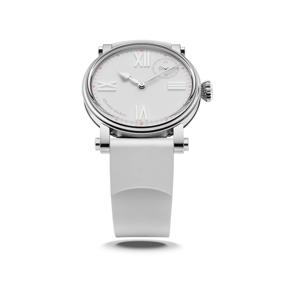Speake Marin Academic White 38MM Titanium Ladies Watch 413817000 Hardy Brothers Jewellers 