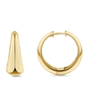Statement Graduated Hoop Earrings in 18ct Yellow Gold Hardy Brothers Jewellers