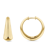Statement Graduated Hoop Earrings in 18ct Yellow Gold Hardy Brothers Jewellers
