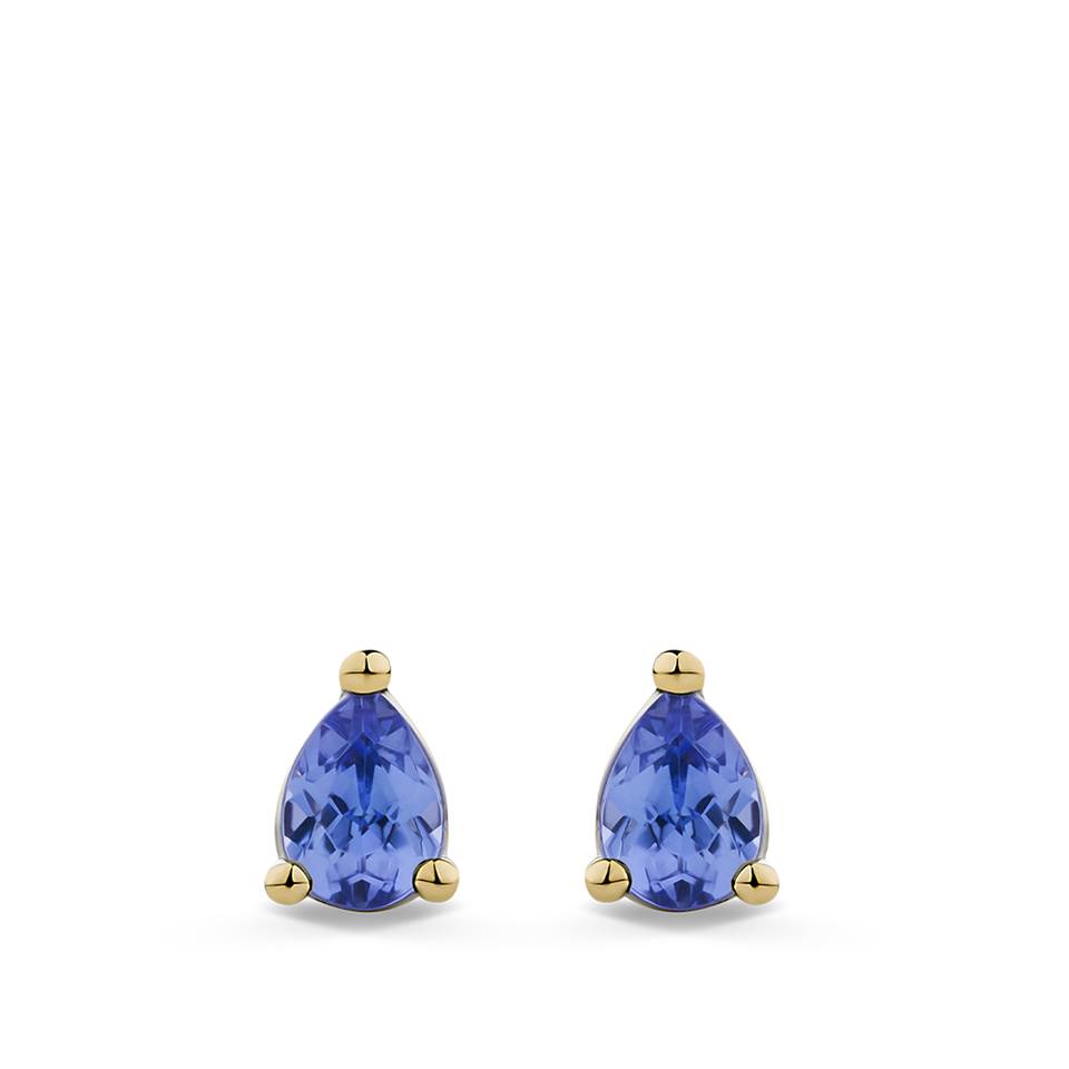 Ear Party Tanzanite Earrings in 18ct Yellow Gold Hardy Brothers Jewellers