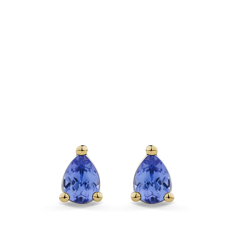 Ear Party Tanzanite Earrings in 18ct Yellow Gold Hardy Brothers Jewellers