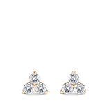 Ear Party Trinity Diamond Stud Earrings in 18ct Rose Gold Hardy Brothers Jewellers