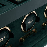 Wolf British Racing Green Triple Watch Winder Wolf 1834