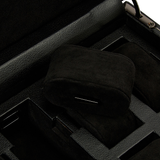 Wolf 1834 British Racing 10pc Watch Box Black Leather Hardy Brothers Jewellers